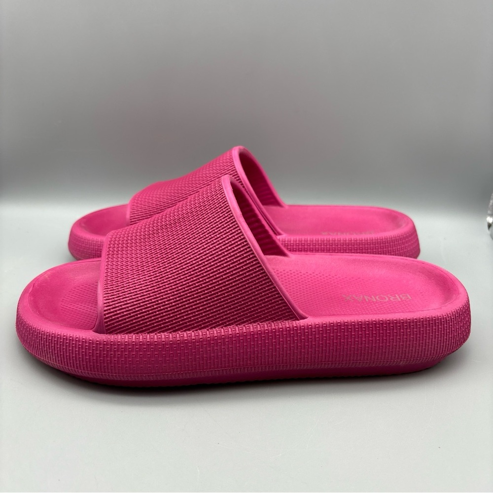 Bronax Pillow Slides Women’s Size 8.5 US/ 39-40 EU Rose Red Comfort